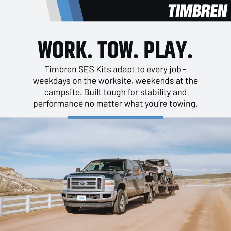 Timbren FR350SDJ SES installation on a truck shows bolt-on setup