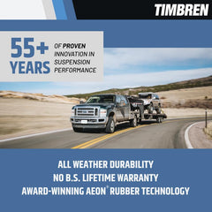Timbren FR350SDJ SES sag reduction under heavy payload improves ride height