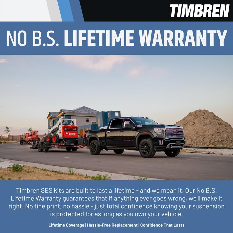 Timbren GMRCK25D GM Sierra fit supports versatile truck use.