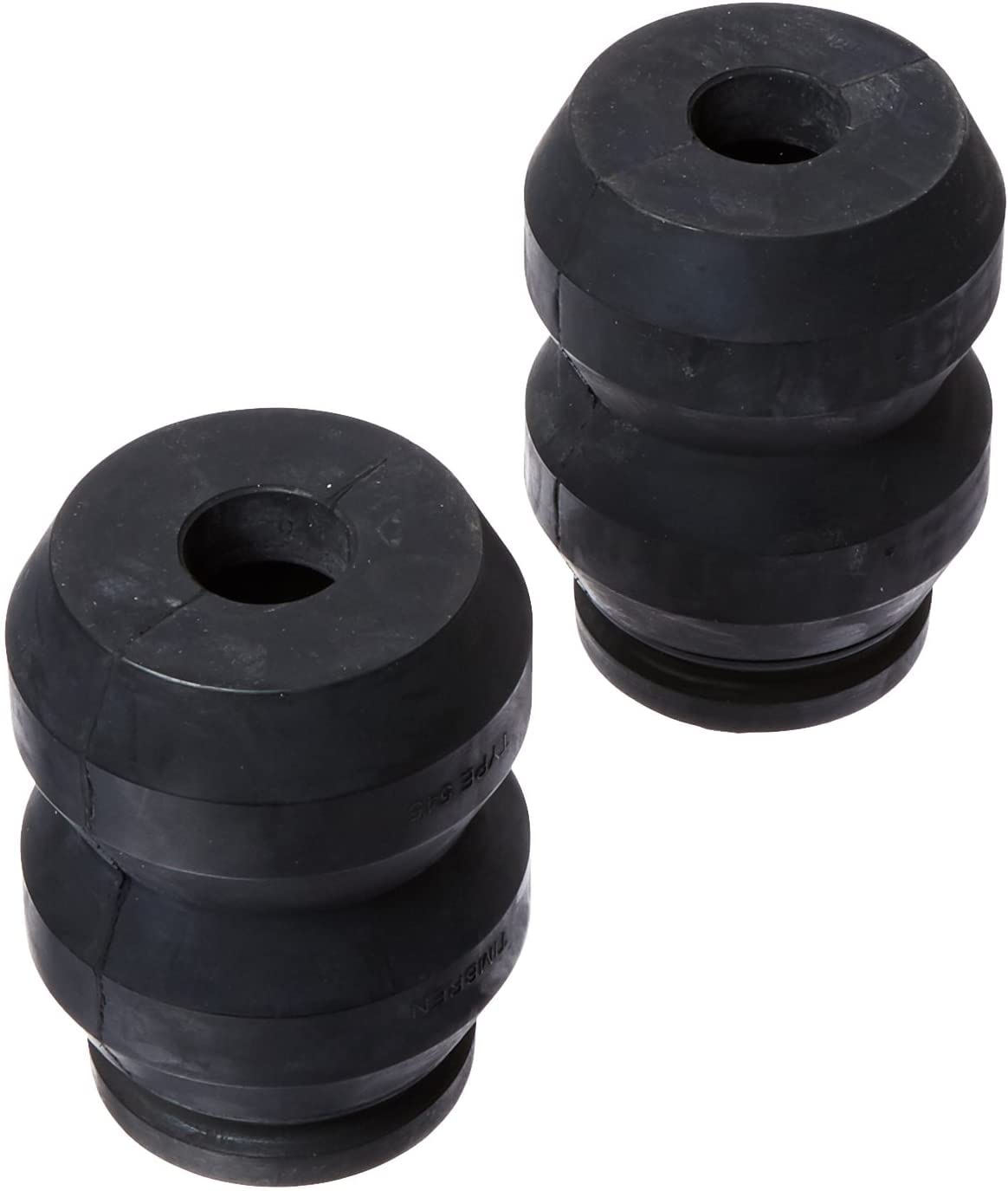Timbren rear suspension kit for RAM 1500 installed, enhanced ride and load stability.