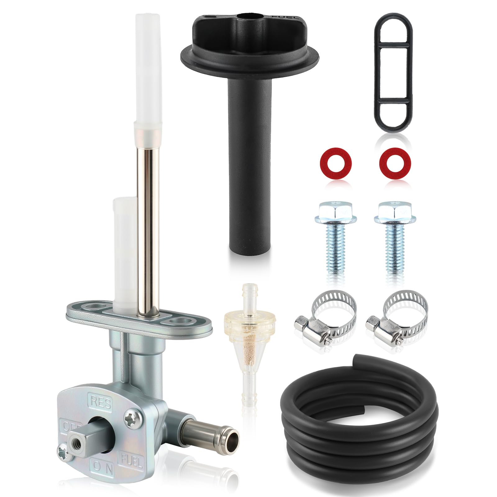 TIMEPAL 5KM-24500-10-00 fuel valve petcock for Yamaha ATV ensuring reliable fuel control