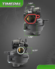 TIMEPAL spark plug included for clean ignition and smoother operation