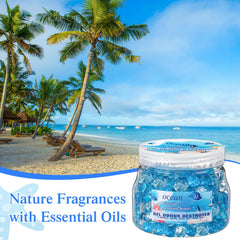 Timgle beads in jar illustrating steady fragrance diffusion