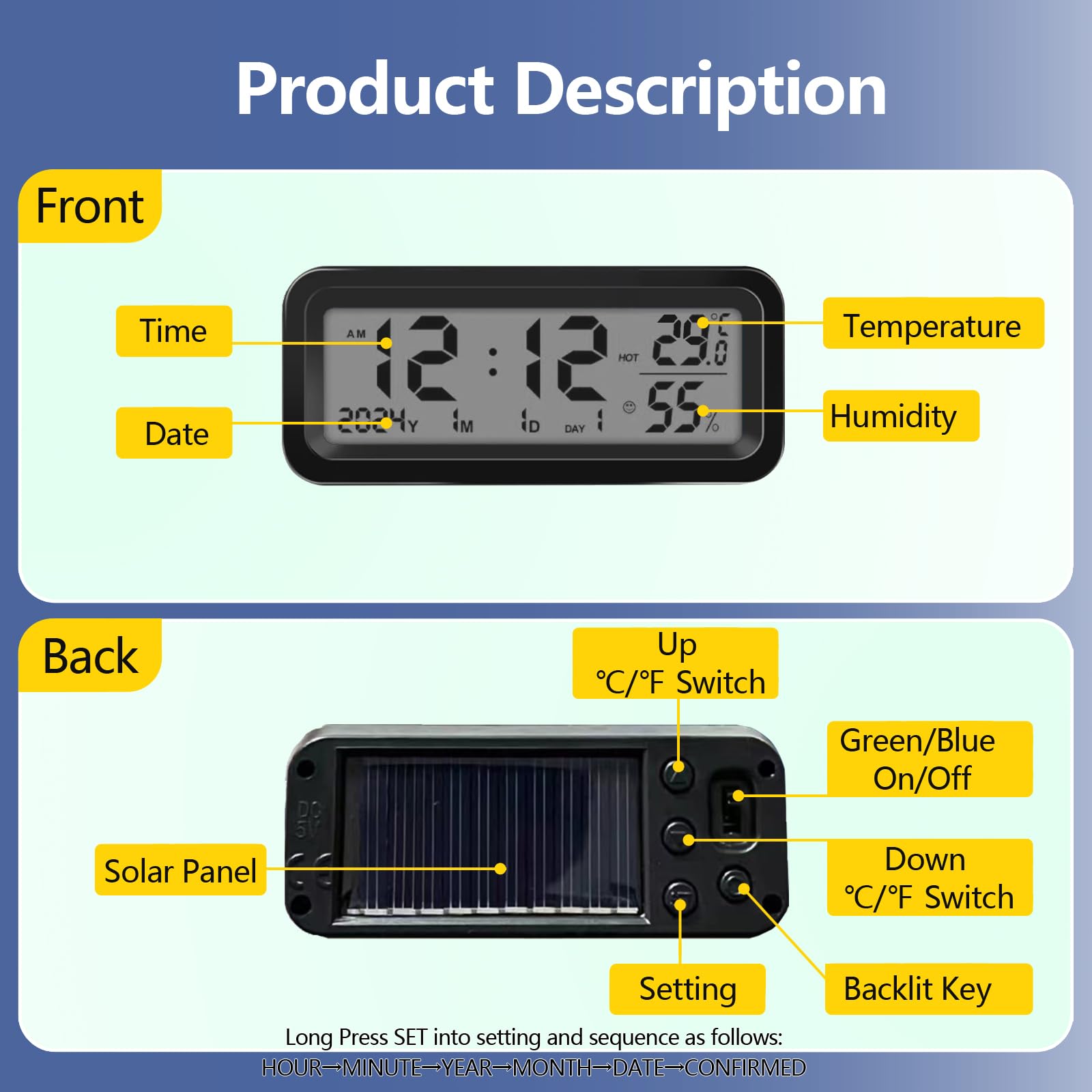 Timloon compact dimensions fit neatly on most dashboards without crowding.