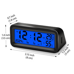 Timloon solar power option keeps the clock running during daylight emergencies.