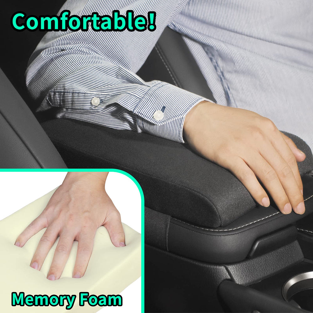 Timorn anti-slip console cover keeps the armrest steady while driving