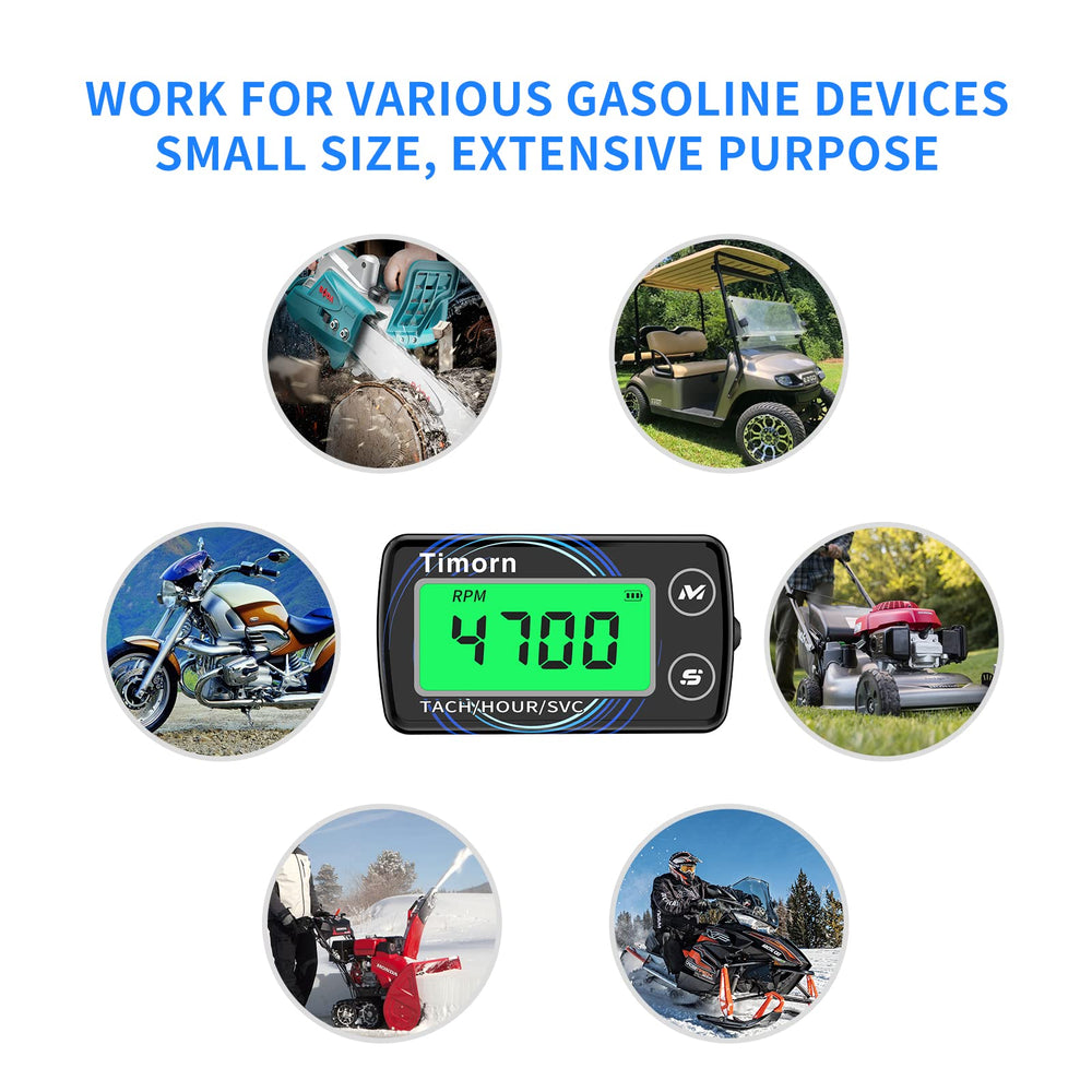 Timorn universal engine compatibility highlights support for 2-stroke and 4-stroke engines.