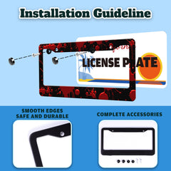 TINALUIN internal back clips stabilize the plate and prevent rattle.