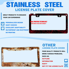 TINALUIN license plate frame with screws included for easy installation