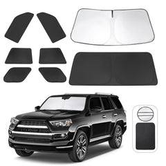 TINGLU 4Runner window shade front installation for quick sun protection