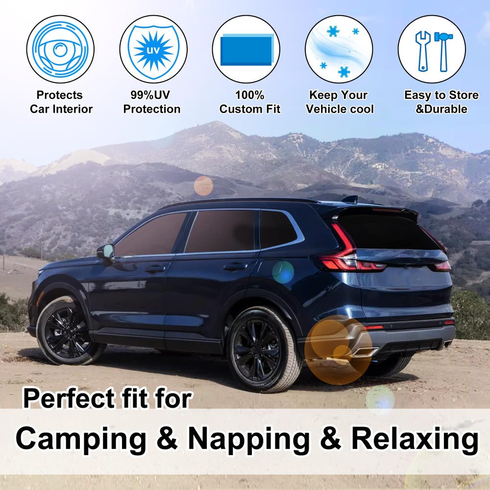 TINGLU shade set folds compactly for easy storage in your car