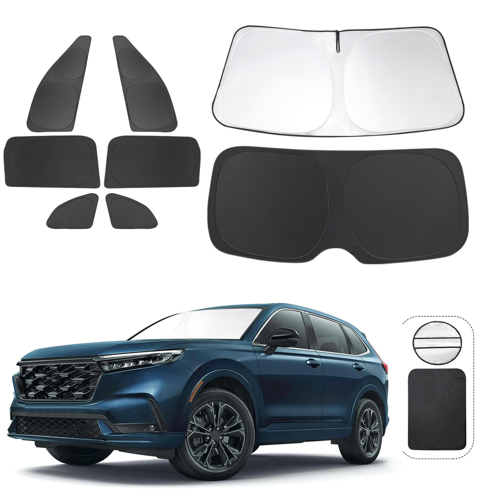 TINGLU Honda CR-V front side window shade reduces glare and blocks UV rays