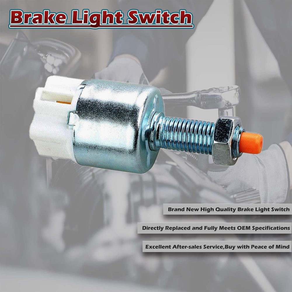 TINGYINGDA brake light switch compatibility labels shown for many models.