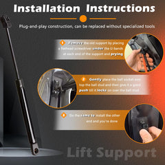 TINGYINGDA front hood lift support for Yukon XL – durable, consistent hood action.