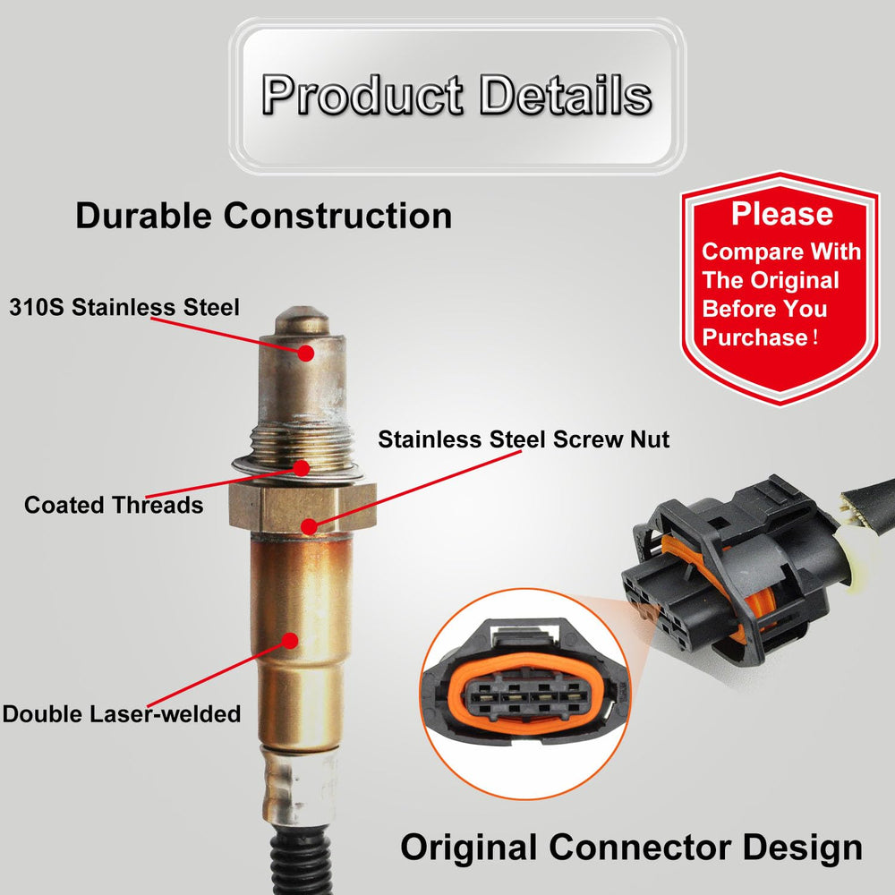 TINJO oxygen sensor for Chevy Trax 2012-2020 direct-fit replacement.
