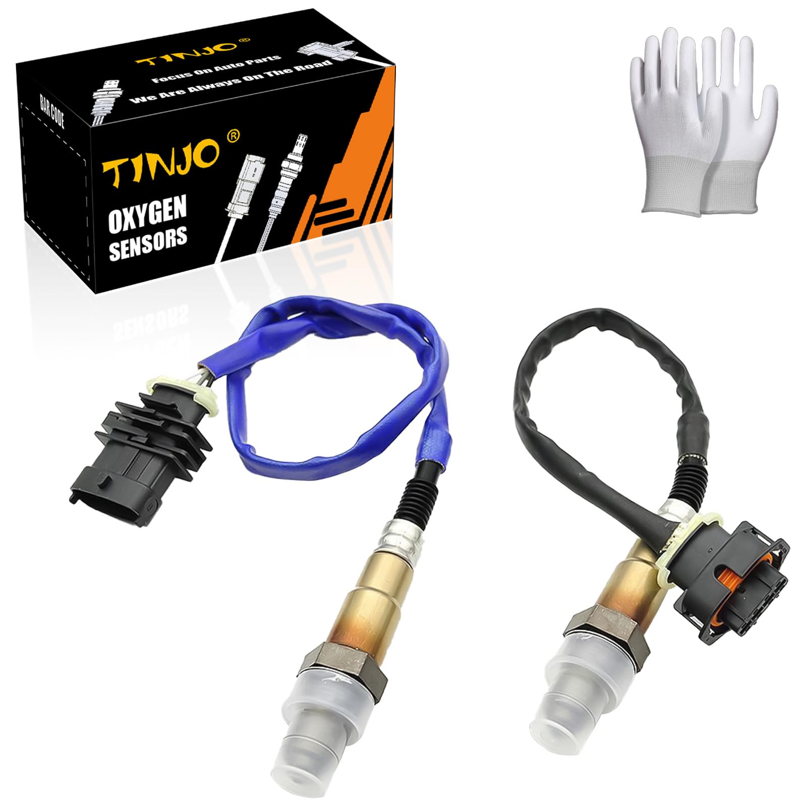 TINJO oxygen sensor upstream-downstream 2-piece kit improves engine monitoring.