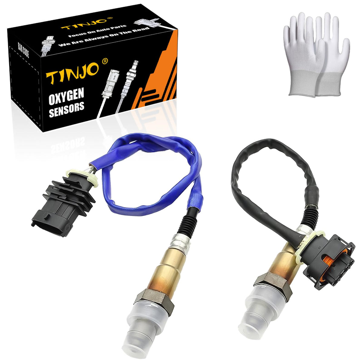 TINJO oxygen sensor upstream-downstream 2-piece kit improves engine monitoring.