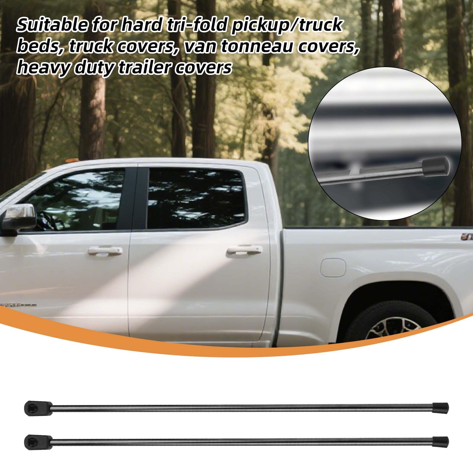 Tinoaly 281S0001 rod in use on a truck bed tonneau cover.