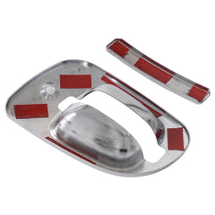 Tinwid1919 chrome door handle cover with adhesive tape for simple, secure installation.