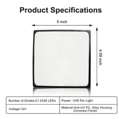 TINWID1919 chrome hood mirror compatible with Prostar, Workstar, and Transtar