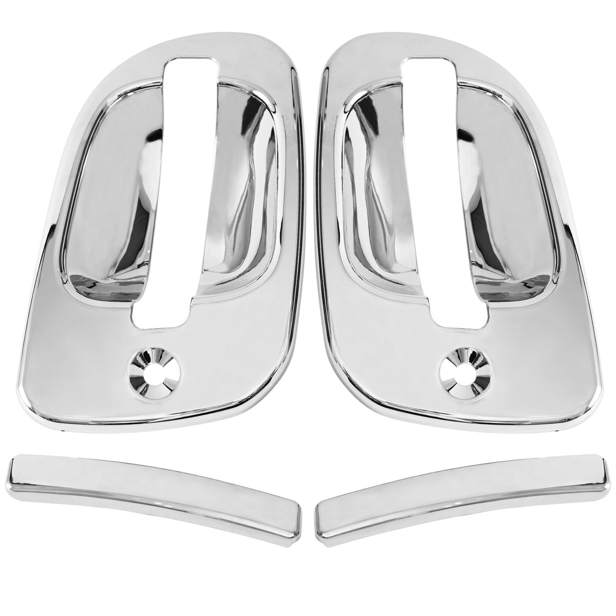Tinwid1919 chrome door handle cover left for Cascadia enhances exterior aesthetics.