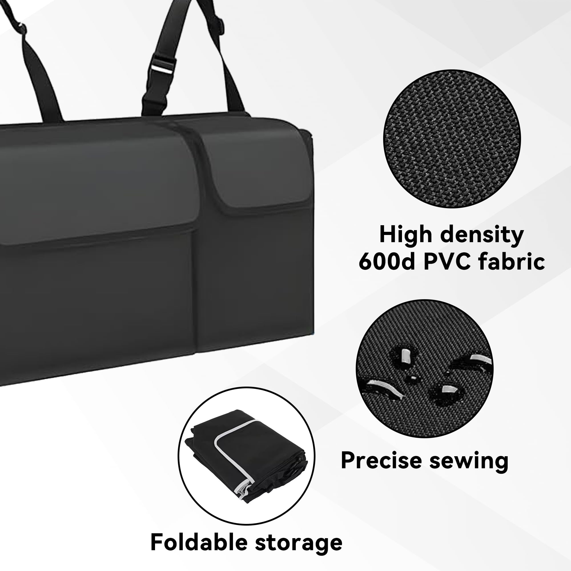 Waterproof fabric protects belongings of Tioollev organizer in wet weather
