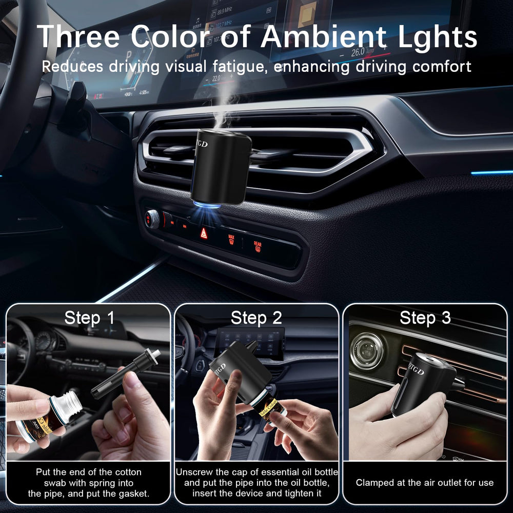 TIQTGD aluminum alloy finish diffuser adds premium look to cabin