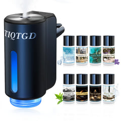 TIQTGD smart car air freshener diffuser with sensor automation for quiet in-car aroma