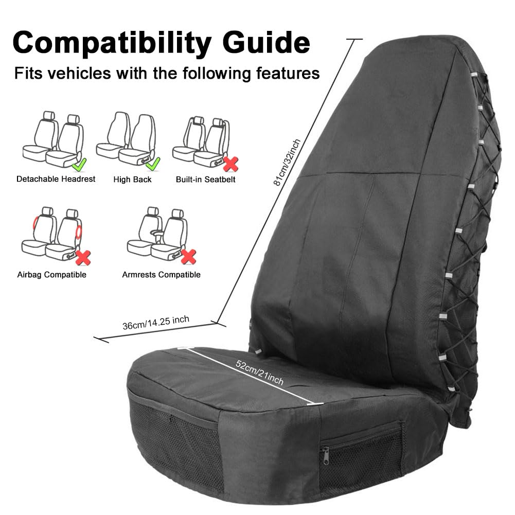 TIROL front-seat organizer pockets design keeps tablets and essentials close at hand.