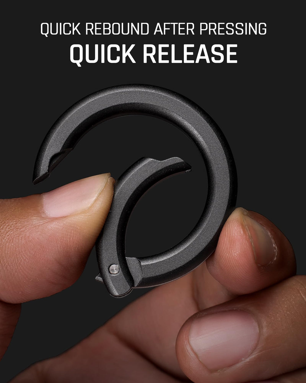 TISUR 360-degree rotation prevents tangling for easy access to keys.