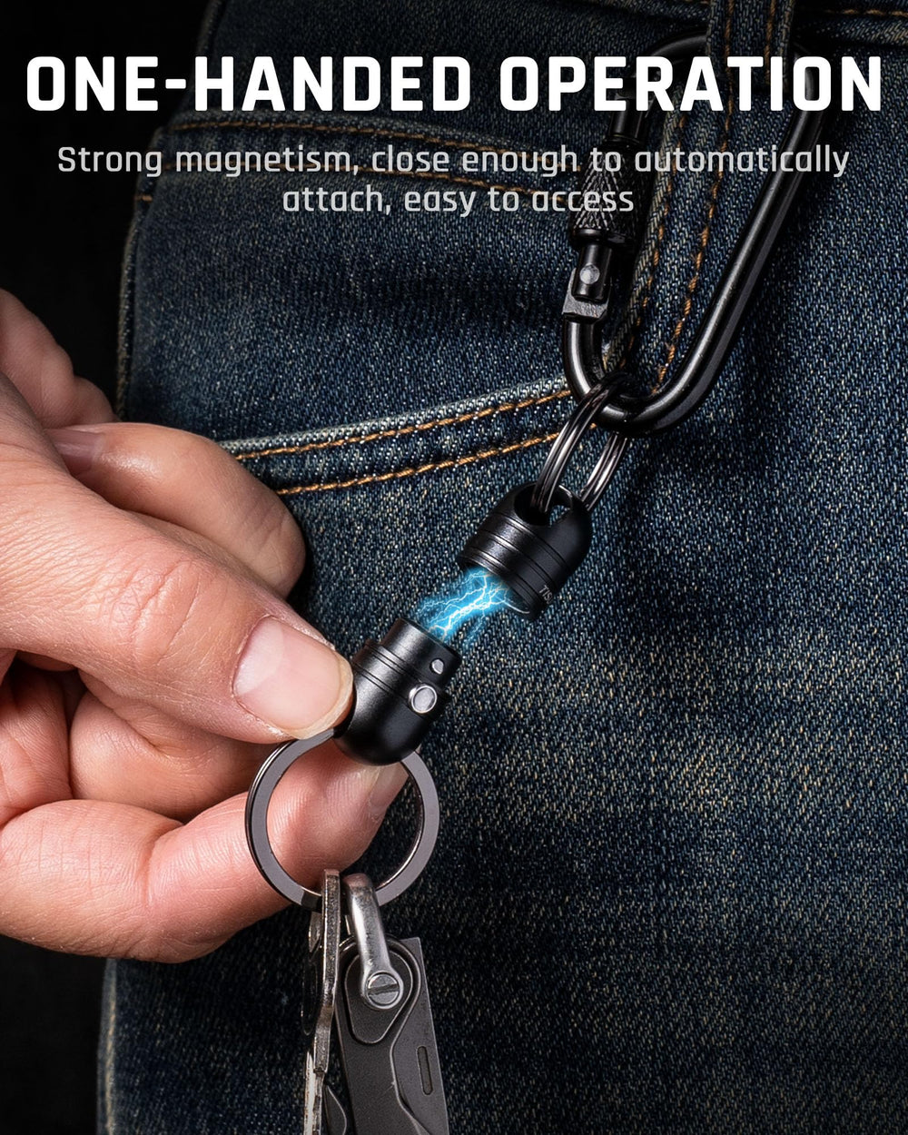 TISUR compact keychain size fits comfortably in pockets.