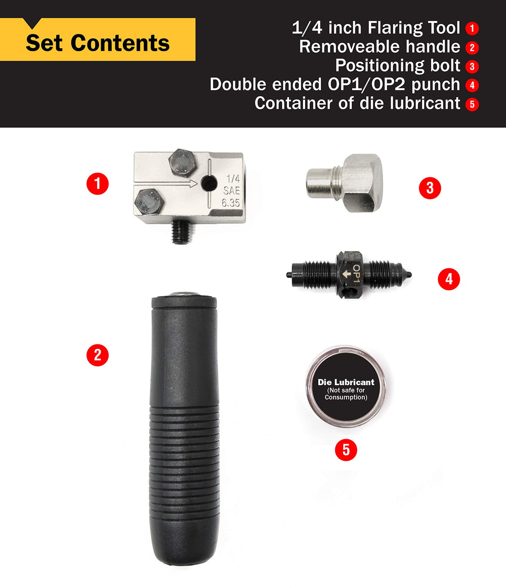 Titan 51515 with removable handle design for bench vise use and stable flare work.