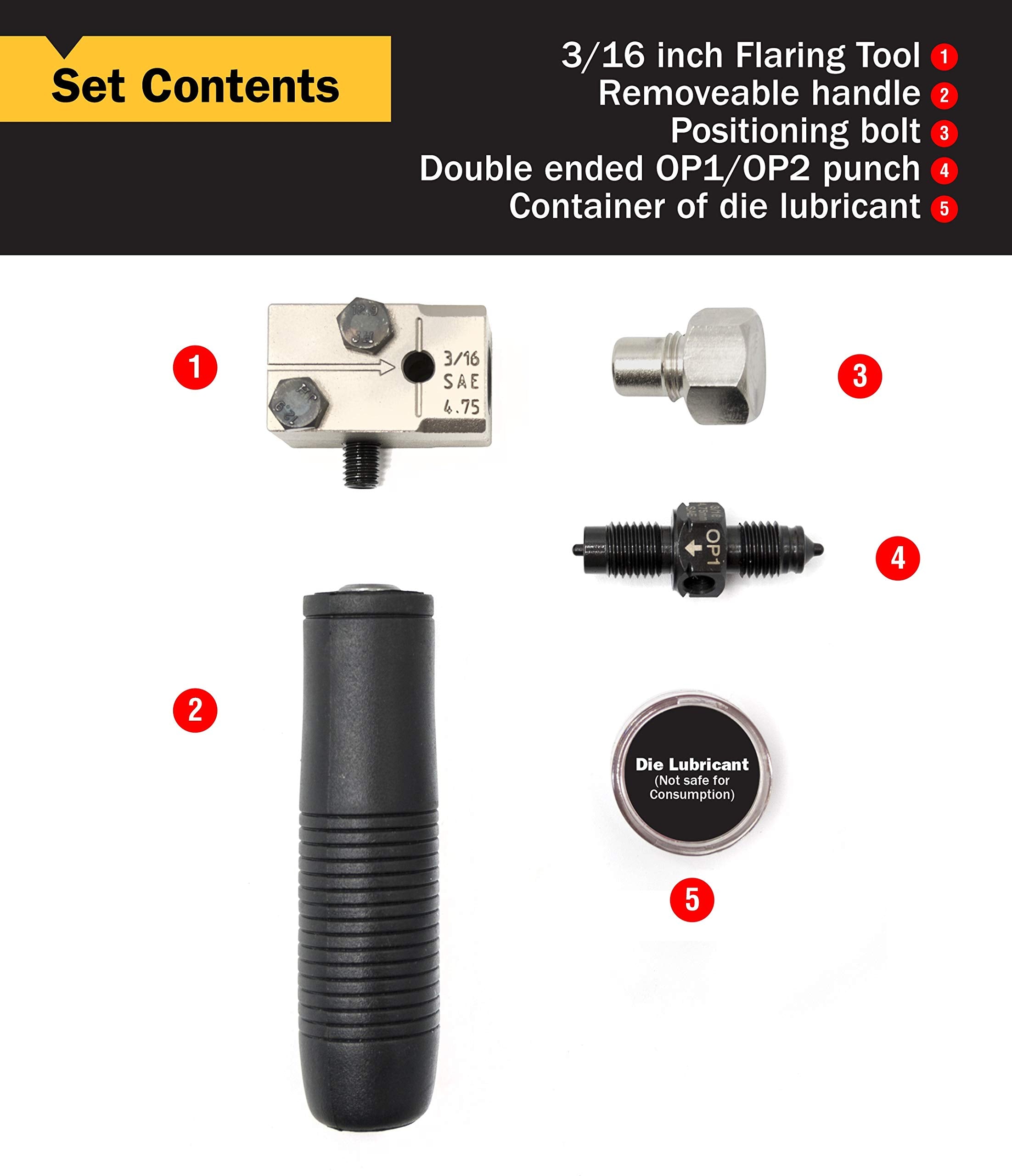 Titan 51535 die lubricant container keeps dies smooth for clean, repeatable flares.