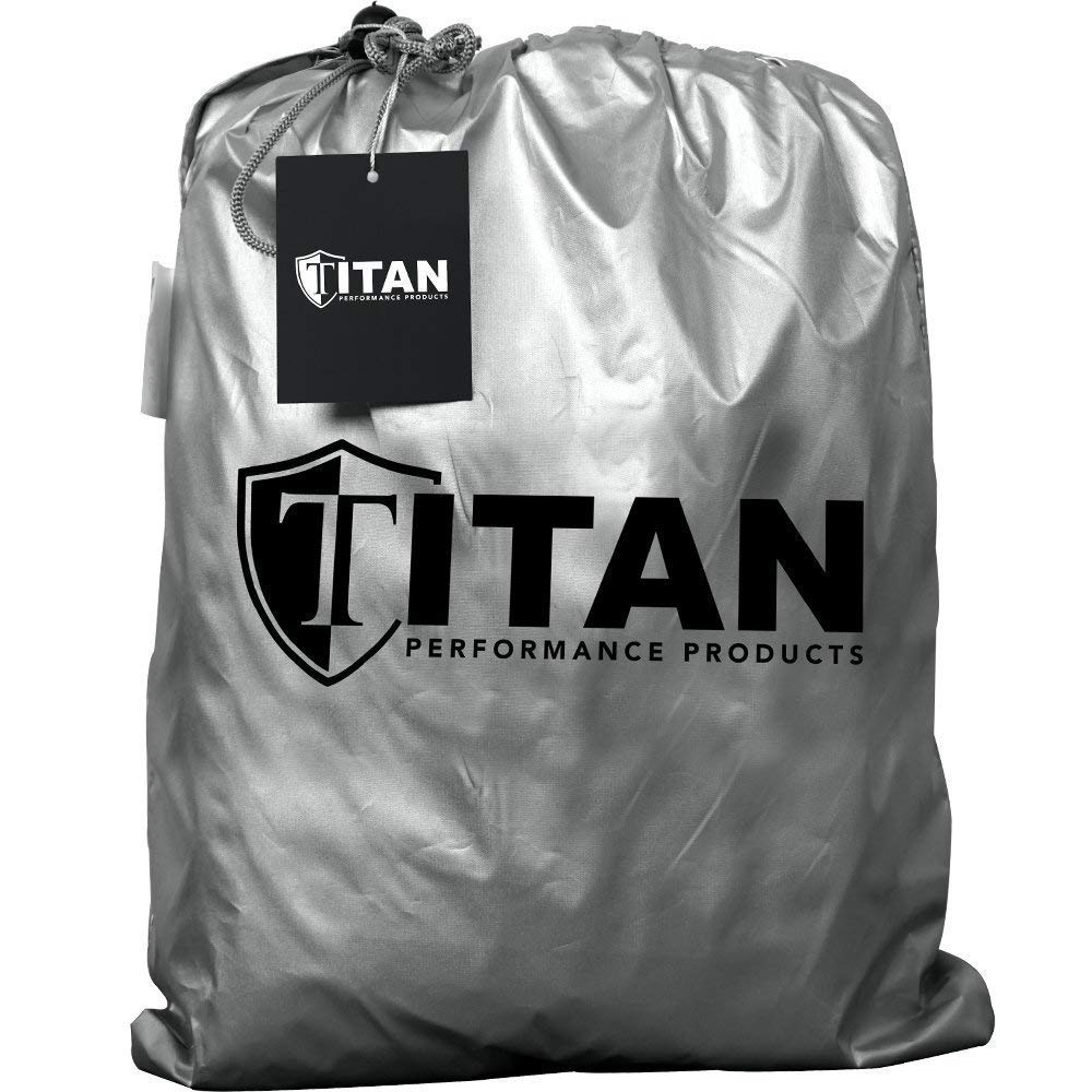 Titan Jet Black Poly 210T UV-coated aluminum layer for sun protection.
