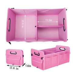 titiyiof trunk organizer multiple compartments for groceries, tools and toys