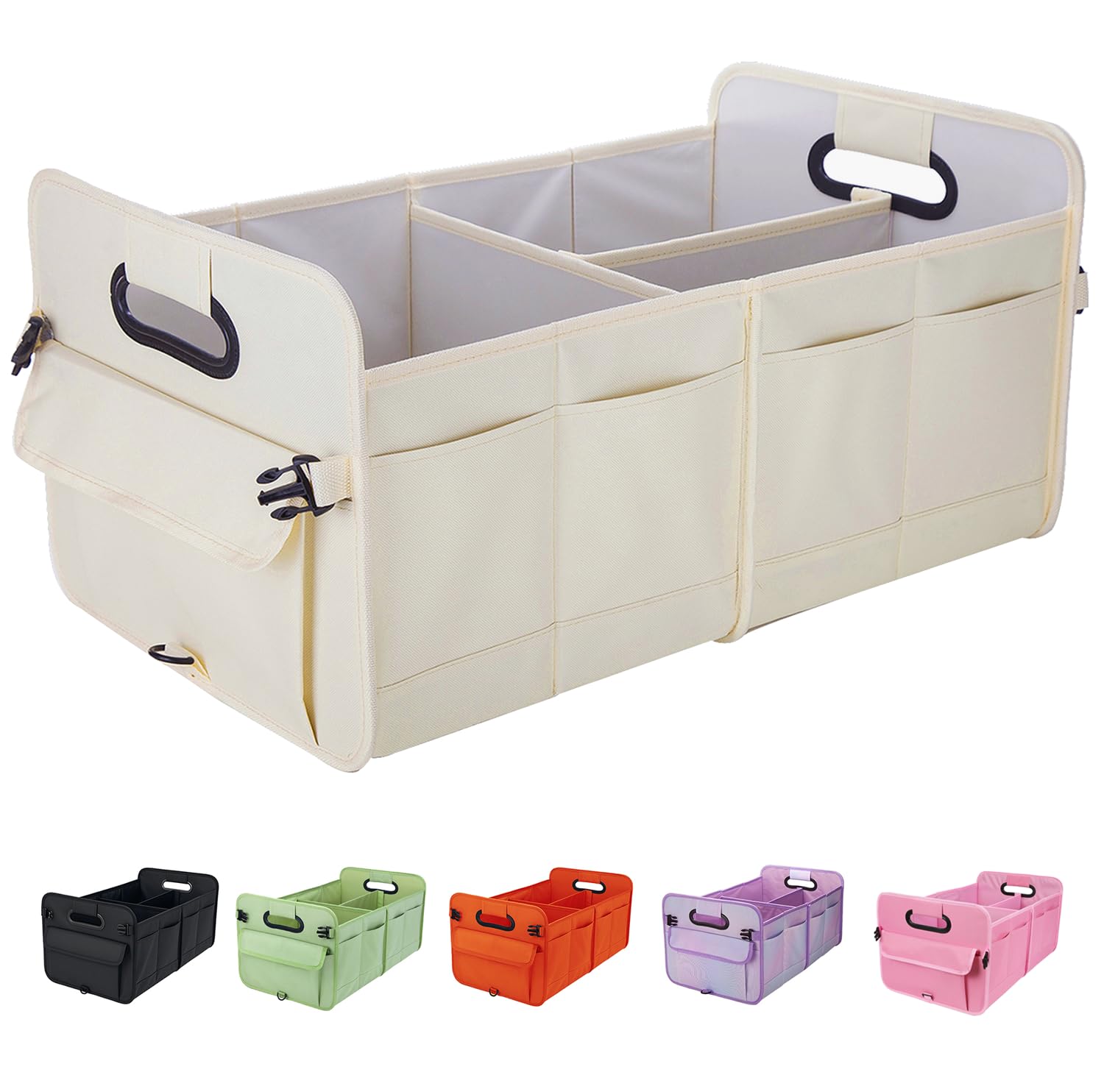 titiyiof trunk organizer foldable design for easy storage and clutter control.