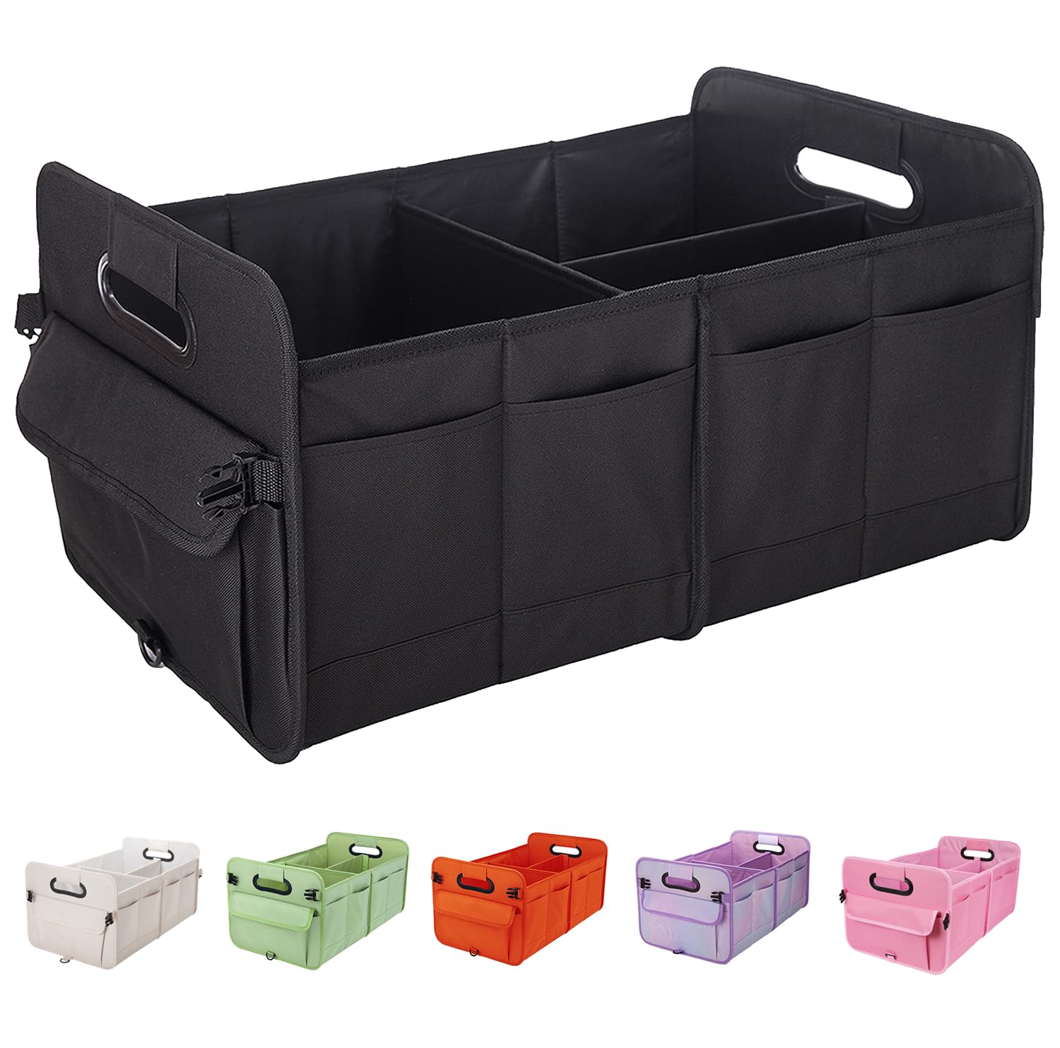 titiyiof trunk organizer in SUV setting showing ample space and organization.