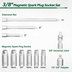 TIWINTUL spark plug socket 16mm delivers solid torque for dependable installs.
