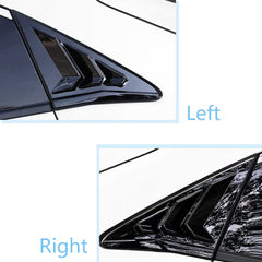 TKREENO rear-side louvers for Civic Hatchback preserve visibility while elevating exterior design.