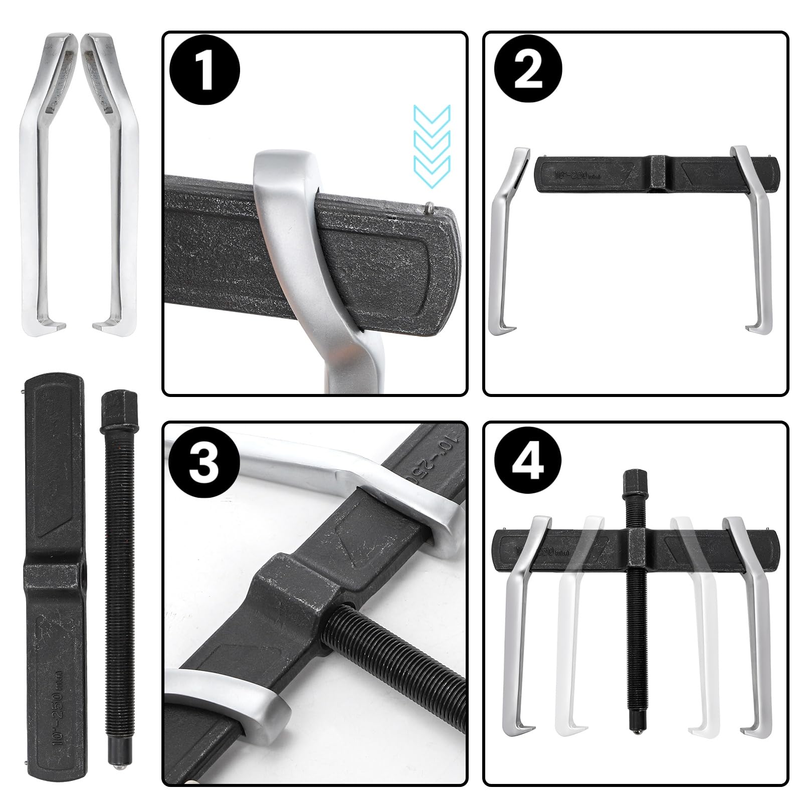 Tlence safety-lock reversible puller demonstrating secure external pulling capability