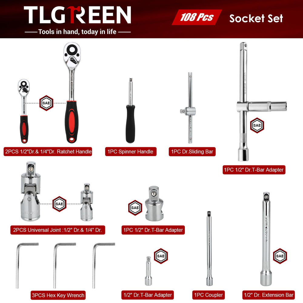 TLGREEN compact blow-molded storage keeps tools secure and portable
