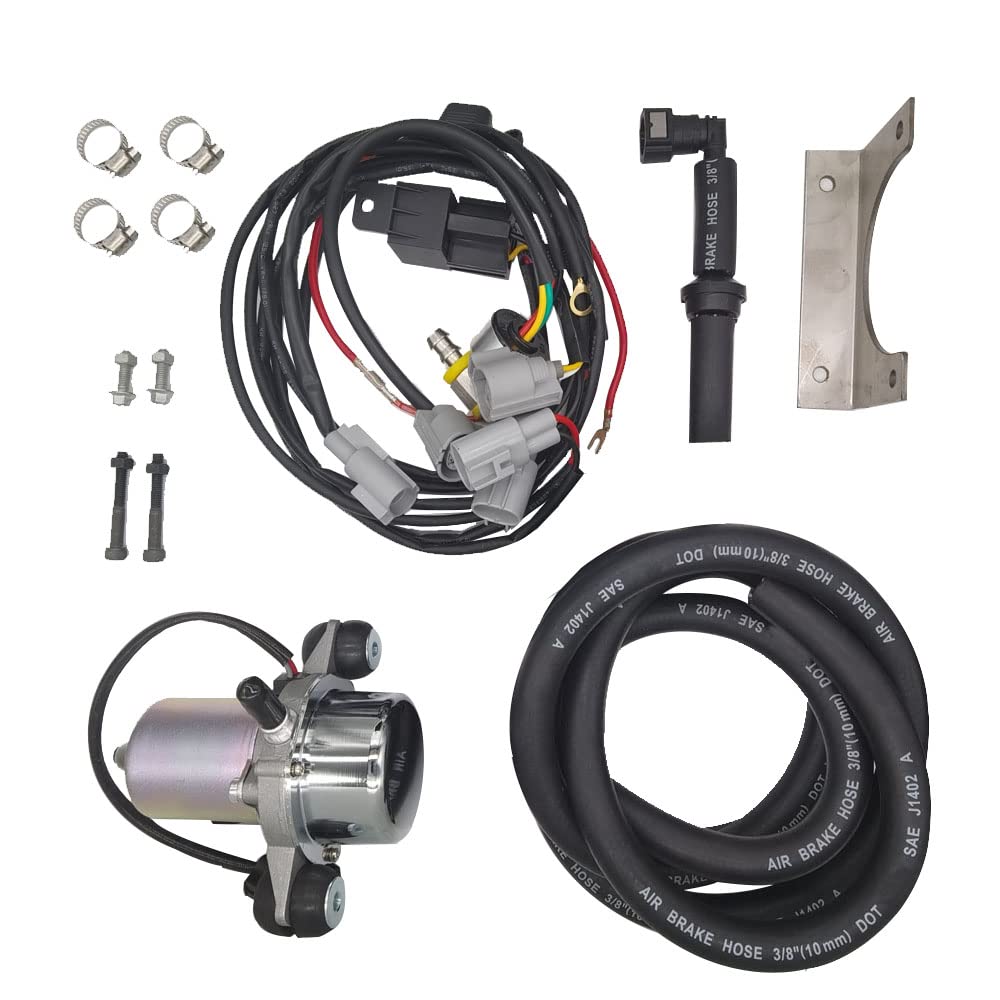 TMaster brake pump kit installation setup showing plug-and-play readiness.