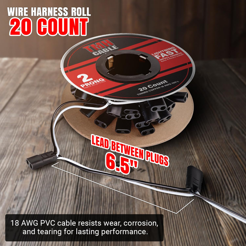 TMH 10 ft roll of 18-gauge tinned copper wire with durable jacket