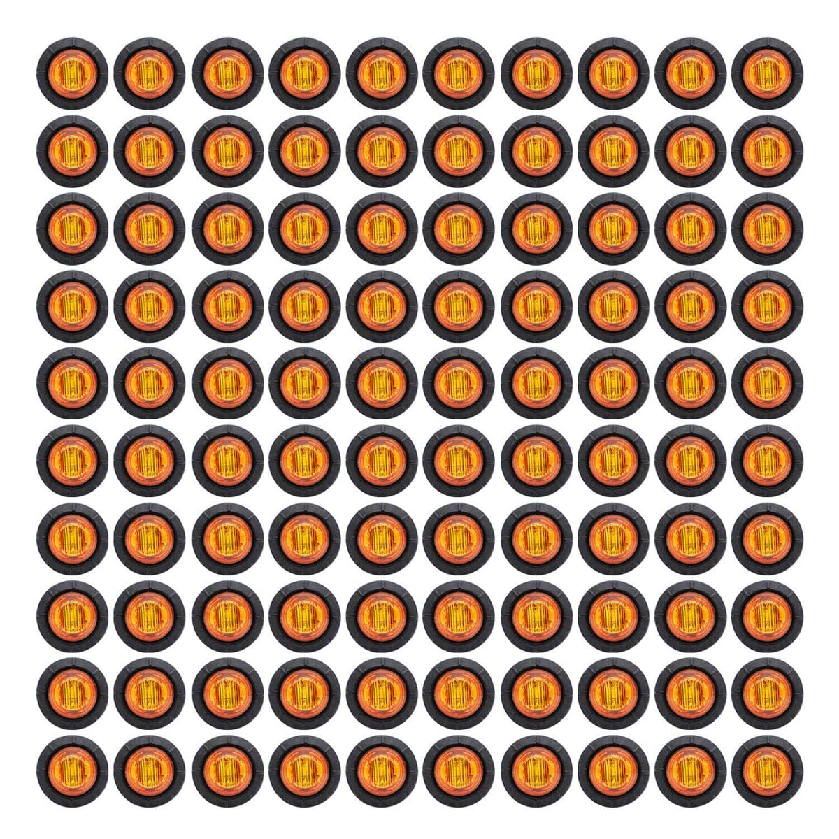 TMH amber LED clearance light 3/4 inch enhances trailer visibility and safety.