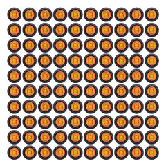 TMH amber LED clearance light 3/4 inch enhances trailer visibility and safety.