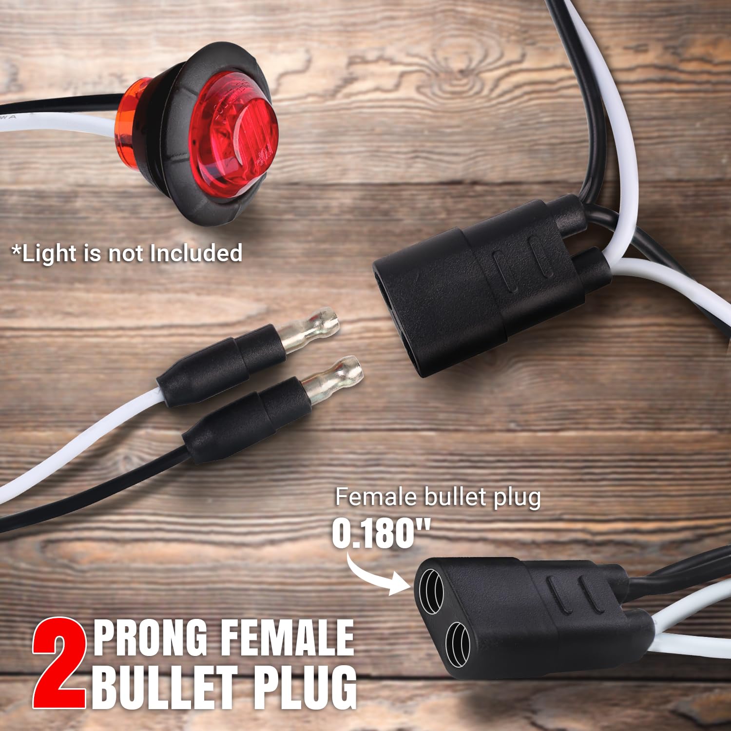 TMH waterproof over-molded plug housing protects connections in harsh weather