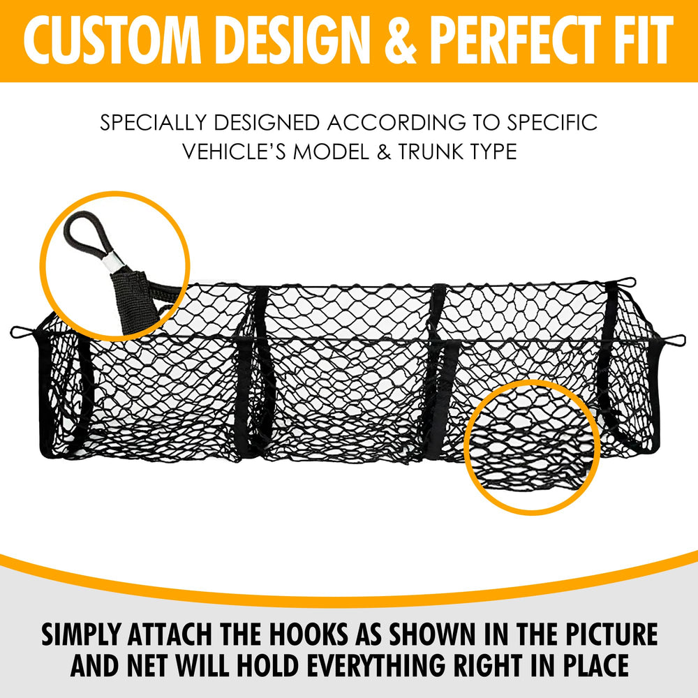 TN TrunkNets close-up reveals durable elastic straps for lasting use
