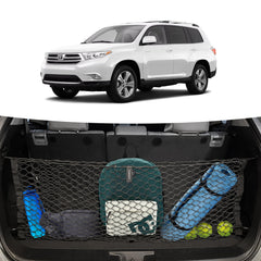 TN TrunkNets envelope cargo net folded flat to save trunk space.