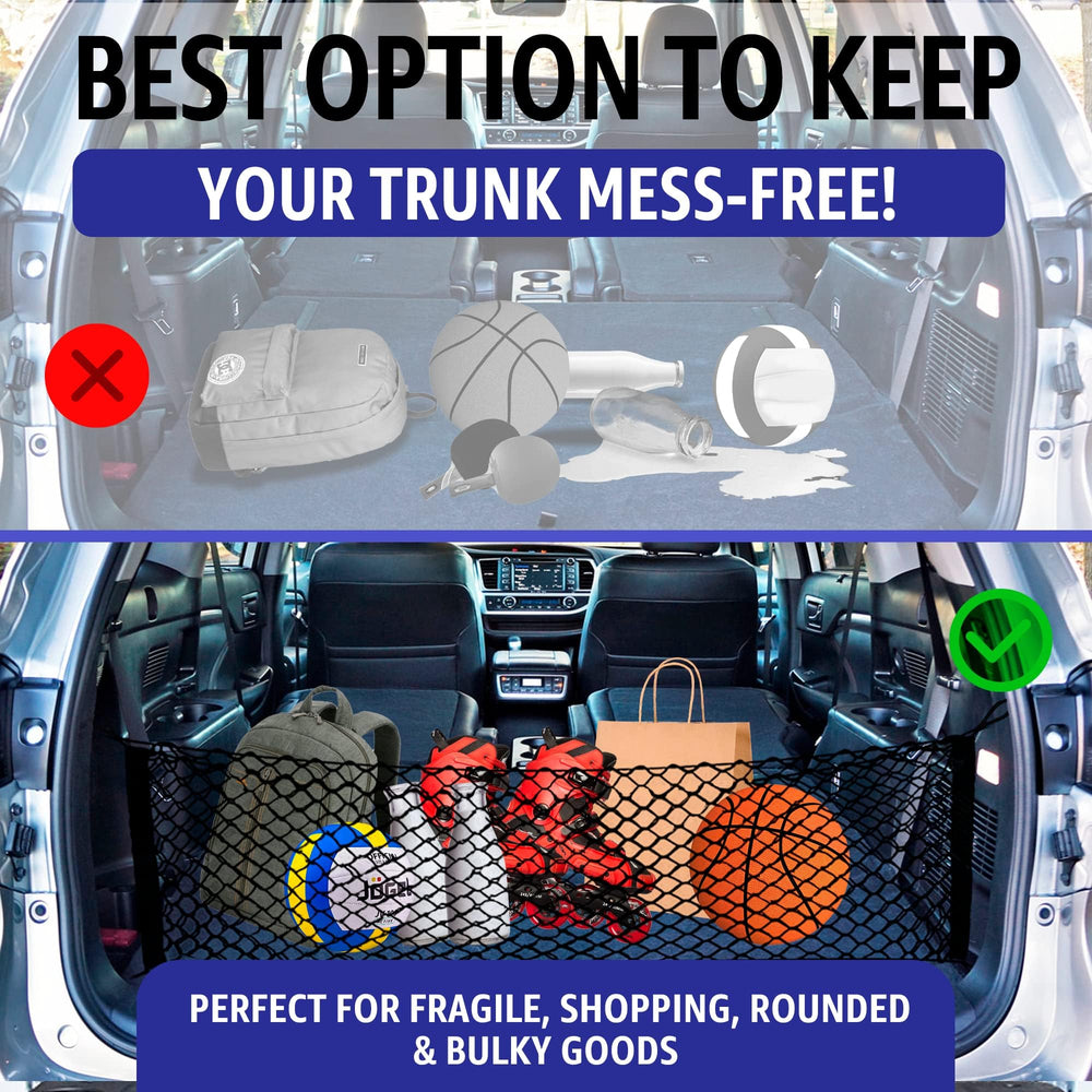 Holds up to 100 lbs of cargo securely.