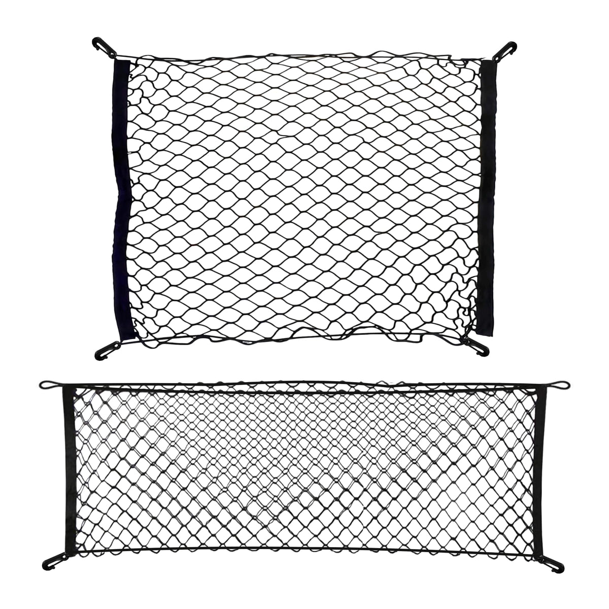 TN TrunkNets envelope-style net installed in Jeep Compass for secure cargo